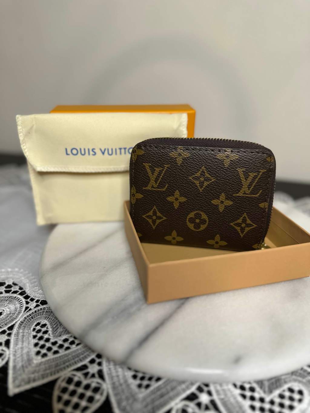 LV Designer Inspired Zip&nbsp;Wallet