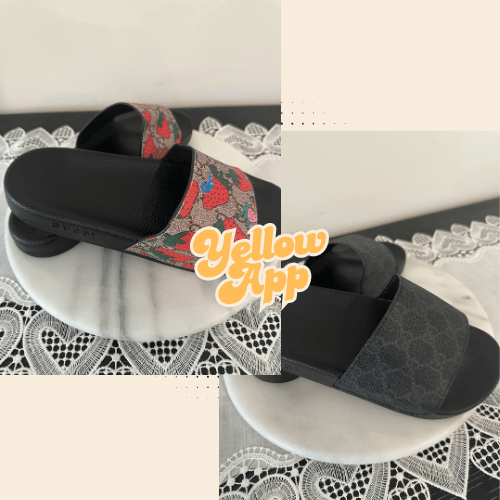Yellow App Double G&nbsp;Sandals